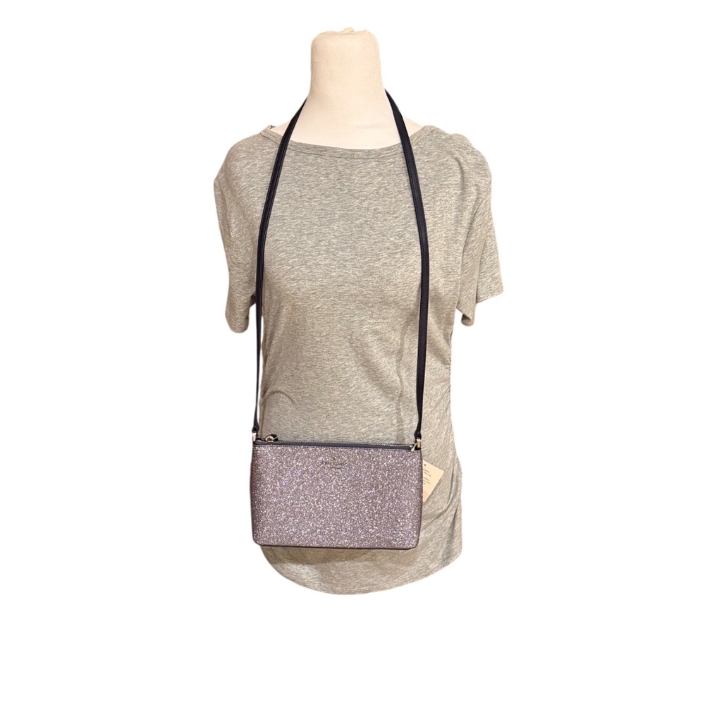 Kate Spade Spencer elegant glitter crossbody bag. NWT